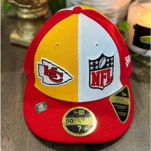 New Kansas City Chiefs New Era 59 FIFTY low profile fitted hat size 7